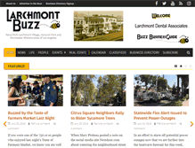 Tablet Screenshot of larchmontbuzz.com